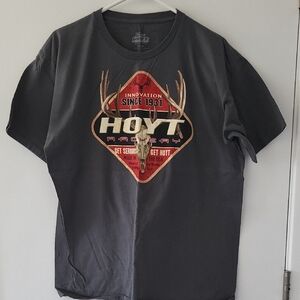 Hoyt Archery Gray Graphic T-Shirt